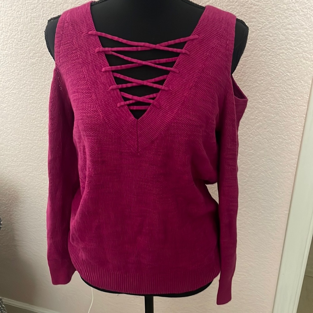 Express magenta sweater